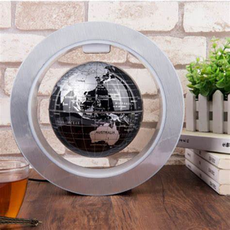 Round LED World Map Light Anti Gravity Magic