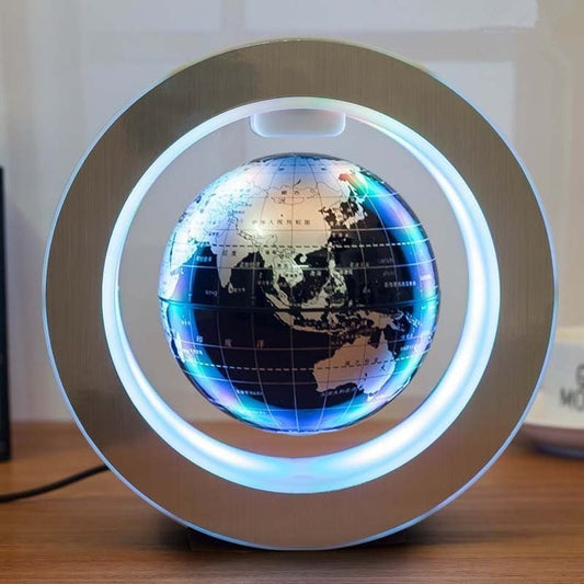 Round LED World Map Light Anti Gravity Magic